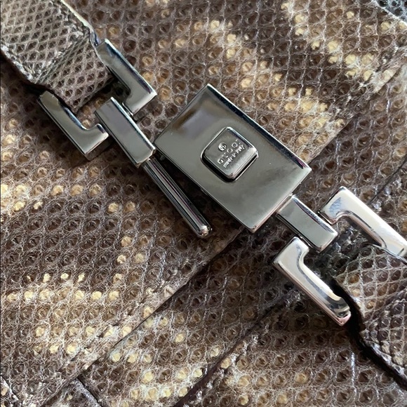 Authentic Gucci Jackie O Snakeskin Bag - Picture 2 of 13